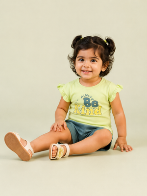 Lime Green Girls Skirt for Infant Girls & Toddlers (6M–3Y) BloomUp