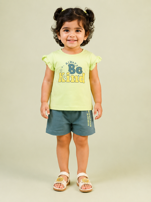 Lime Green Girls Skirt for Infant Girls & Toddlers (6M–3Y) BloomUp