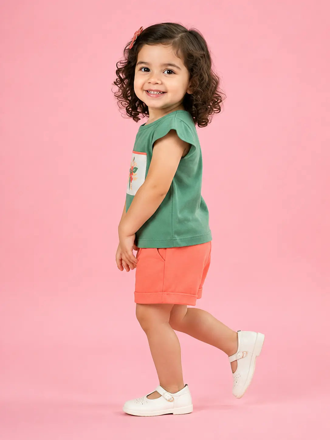 BloomUp ECG-158-SMOCK GREEN