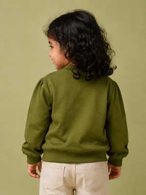 Moss Green Polo T-Shirt for Older Boys (8–16 Years) BloomUp