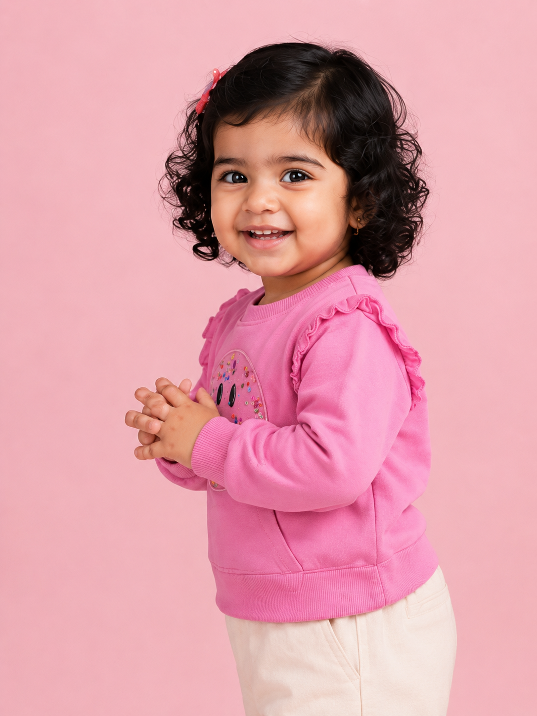 Baby Pink Polo T-Shirt for Older Girls (8–16 Years) BloomUp