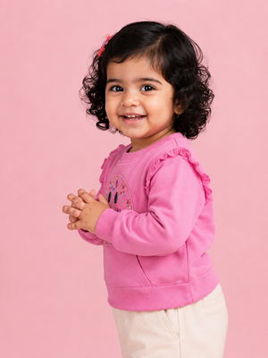 Baby Pink Polo T-Shirt for Older Girls (8–16 Years) BloomUp