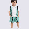 Mint Green Polo T-Shirt & Shorts Co-ord Set for Boys – Soft Cotton Summer Wear Kids Outfit