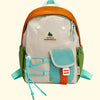 Kids School Backpack – Stylish Multi-Color Bag with Front Pocket | Lightweight & Durable Daily Use Bag