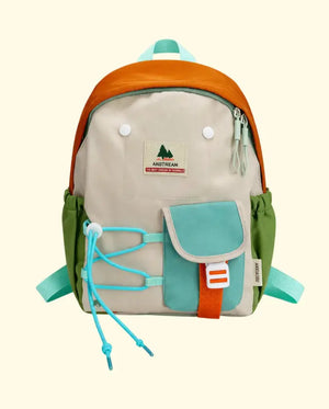BLOOMUP Kids School Backpack – Stylish Multi-Color Bag with Front Pocket | Lightweight & Durable Daily Use Bag Bloom Up