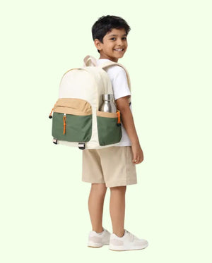 Bloomup Kids Designer Backpack – Lightweight Travel & School Bag with Front Utility Pocket & Zipper Storage Bloom Up