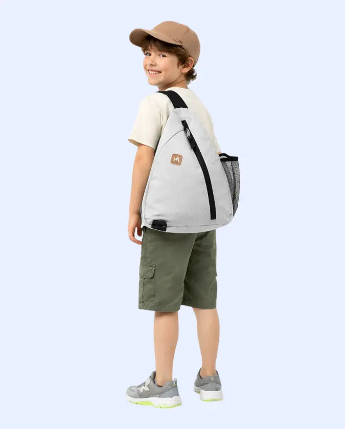 BLOOMUP Kids Backpack – Pastel Lavender School Bag | Stylish Multi-Pocket Lightweight Travel Bag Bloom Up
