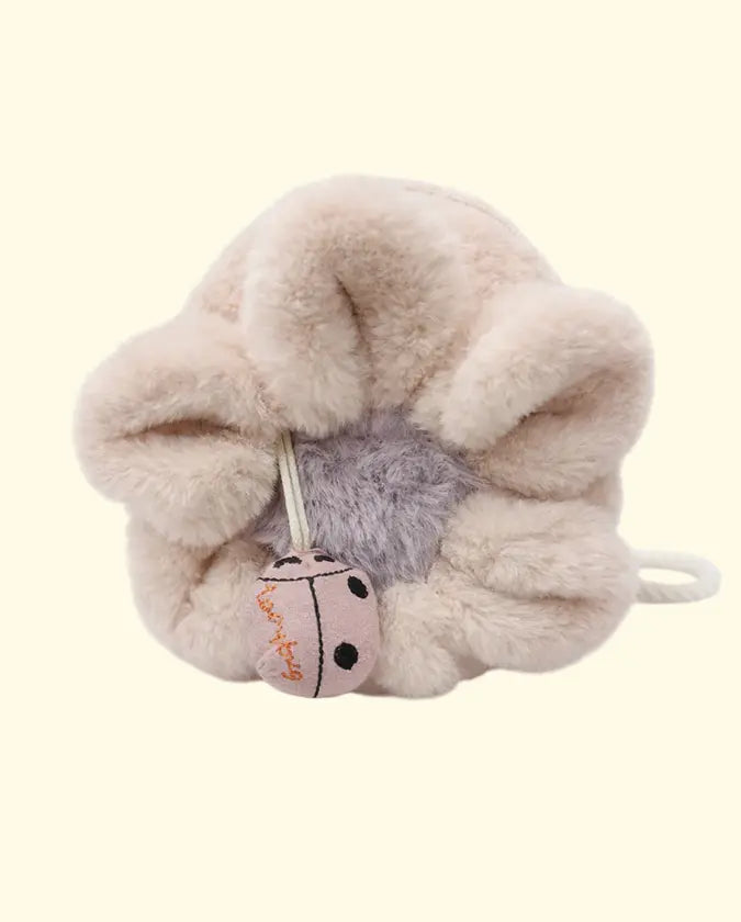 Girls Cute Sling Bag – Soft Plush Mini Bag with Strap | Lightweight Casual & Party Bag Bloomup