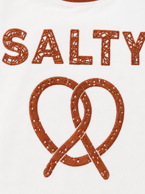 Salty Pretzel T-Shirt & Ribbed Jogger Set for Boys – Soft Cotton Co-ord Set BloomUp