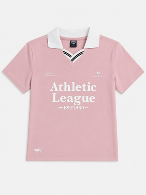 Boys Pink Polo Shirt With Soft Cotton T-Shirt BloomUp