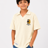 Boys Cream Polo T-Shirt – Casual Summer Collar Tee for Boys
