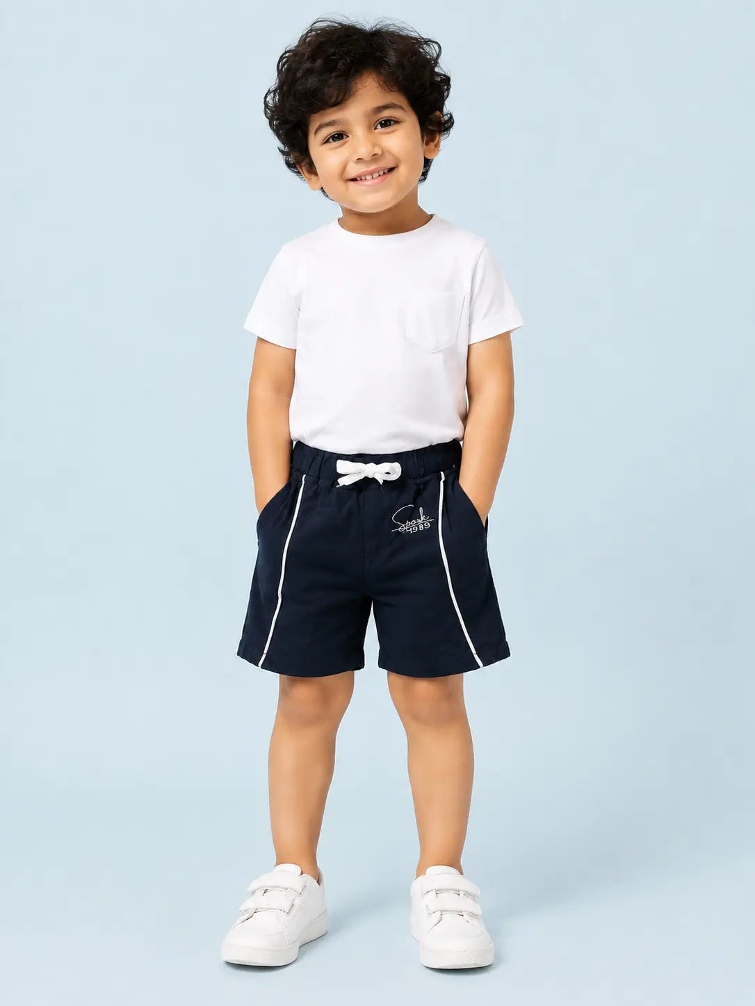 BloomUp Salty Pretzel T-Shirt & Ribbed Jogger Set for Boys – Soft Cotton Co-ord Set