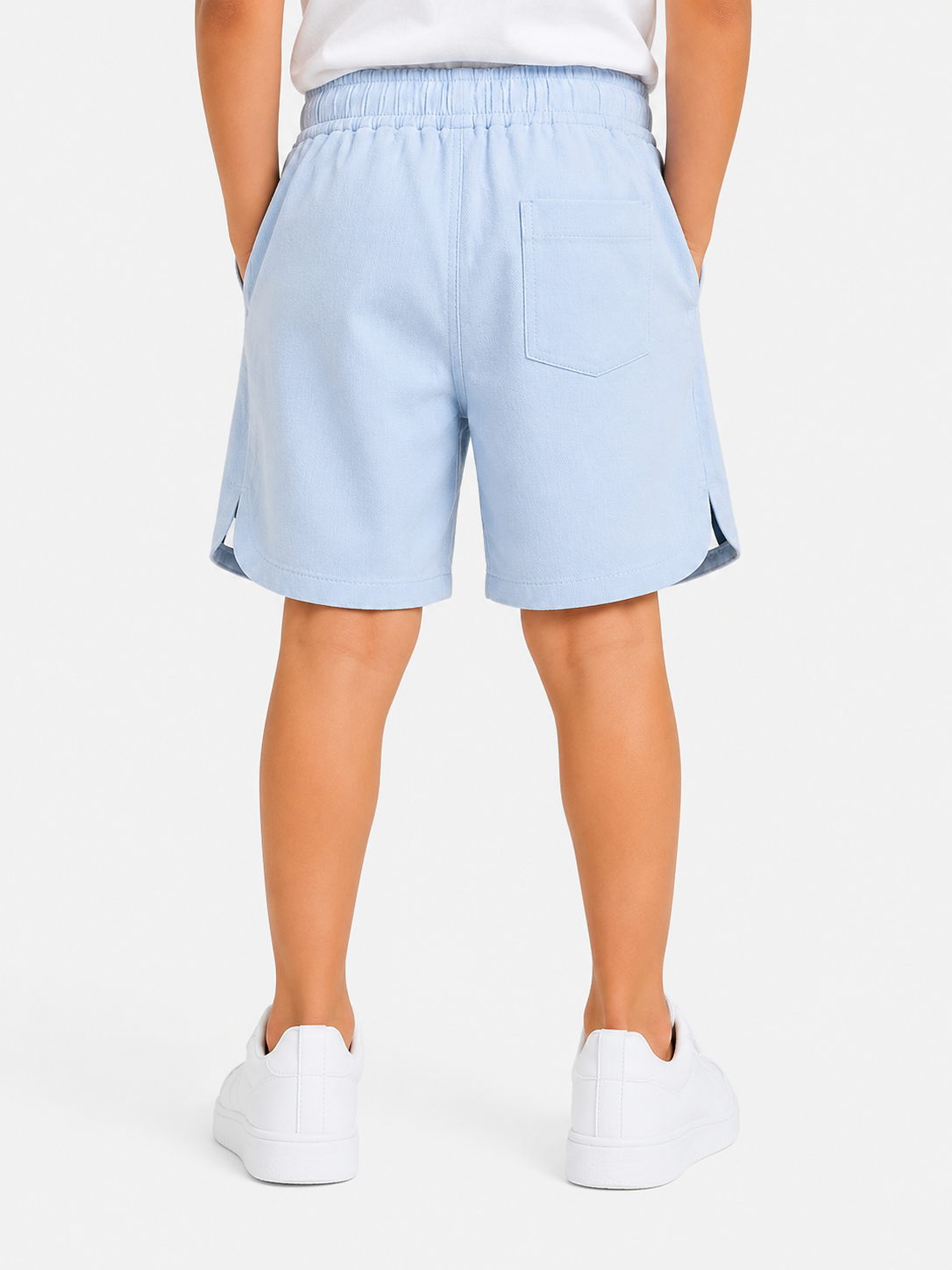Boys Light Blue Pull On Soft Cotton Bottom Wear BloomUp