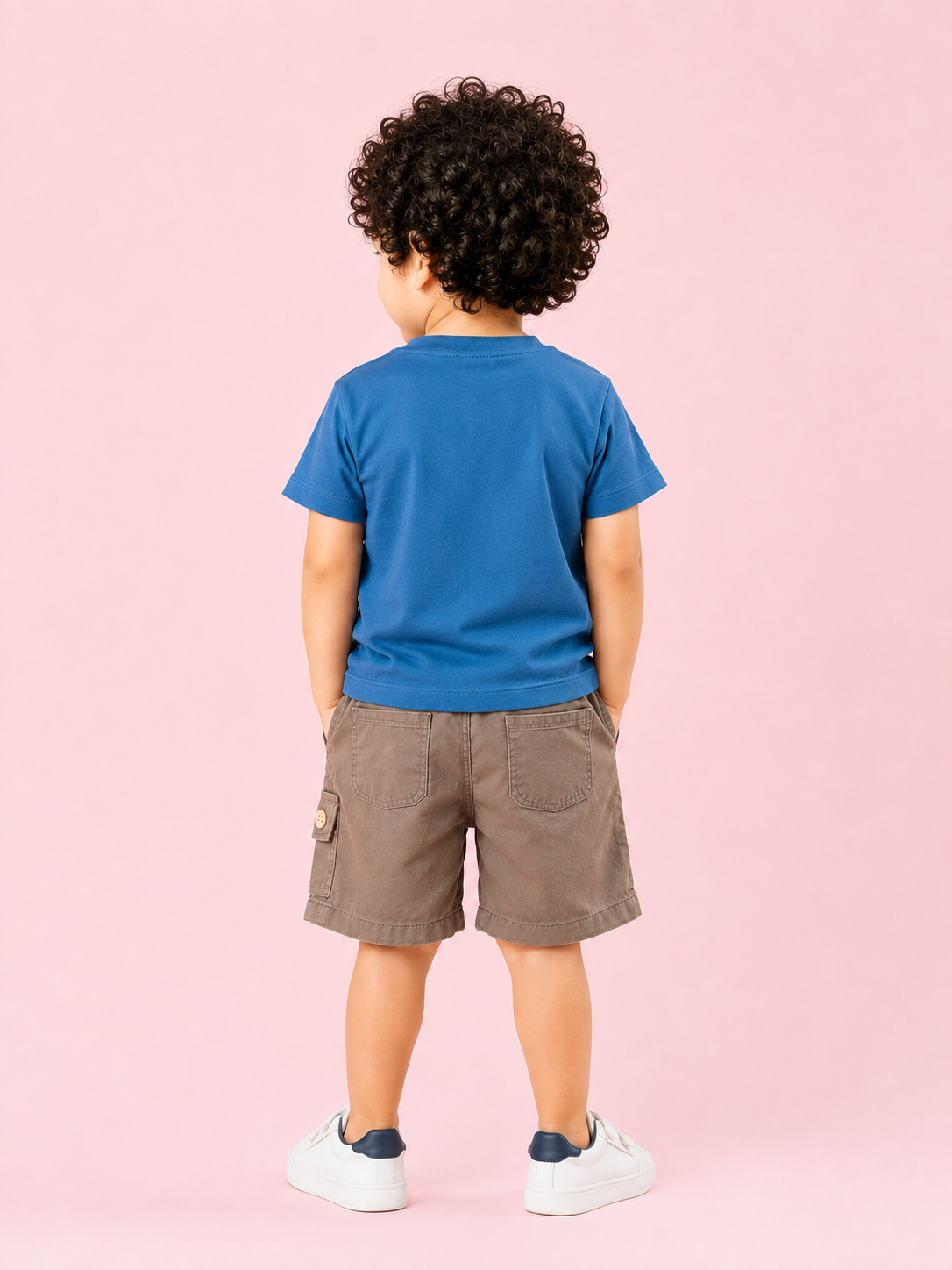 Navy Stylish Playwear Boys  Soft Cotton Clothing Set BloomUp