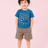 Baby Boys Navy Blue T-Shirt & Cargo Shorts Set – Casual Summer Outfit