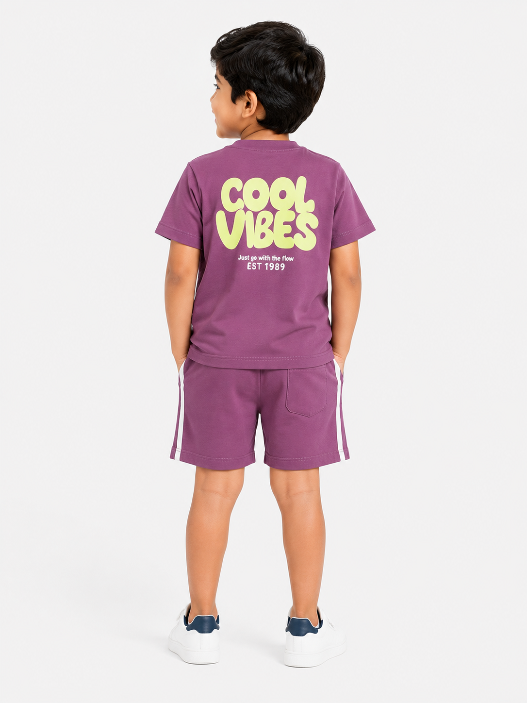 Boys Lilac Soft Cotton Sets Casual Fashion Kids Wear BloomUp