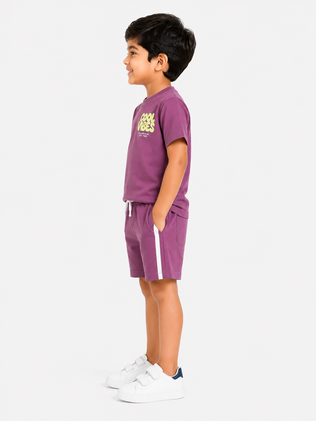 Boys Lilac Soft Cotton Sets Casual Fashion Kids Wear BloomUp