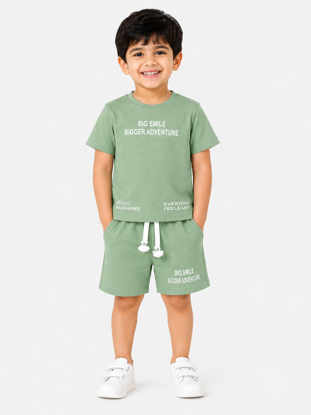 Premium Green Comfort Fit Boys  Soft Cotton Clothing Set BloomUp