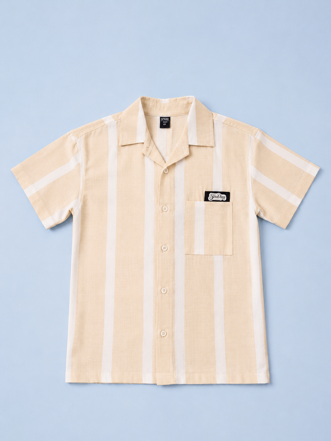 Boys Off White Short Sleeved Soft Cotton Kids Fashion Wear BloomUp