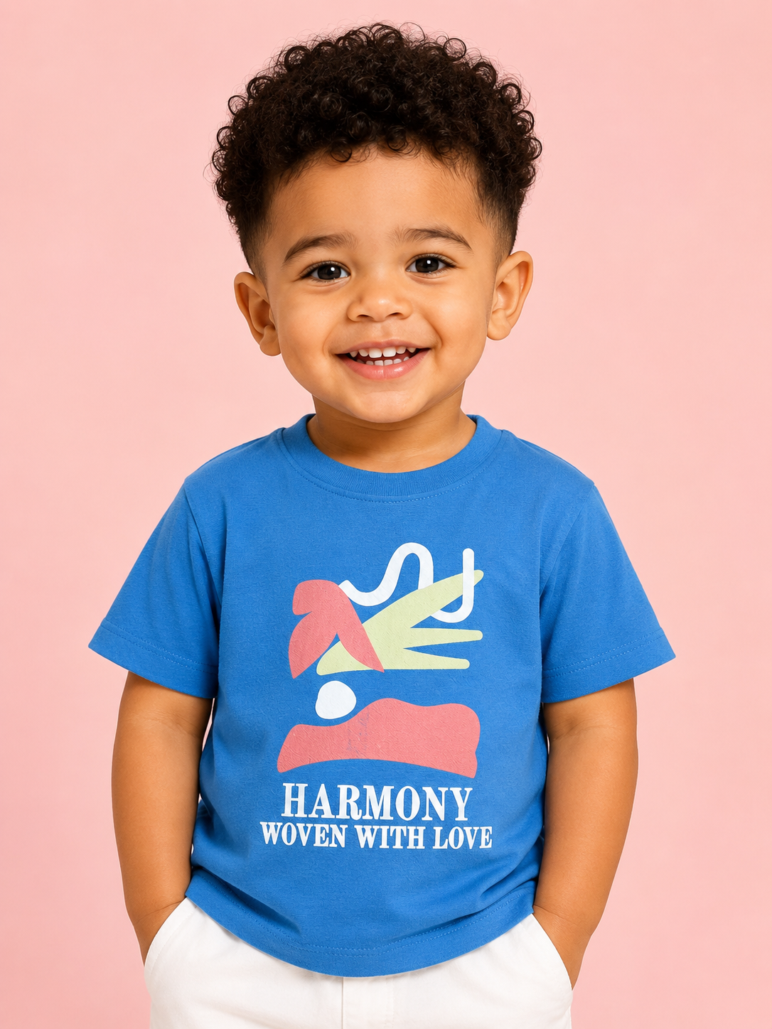Boys Blue Soft Cotton T-Shirt Casual Fashion Kids Wear BloomUp