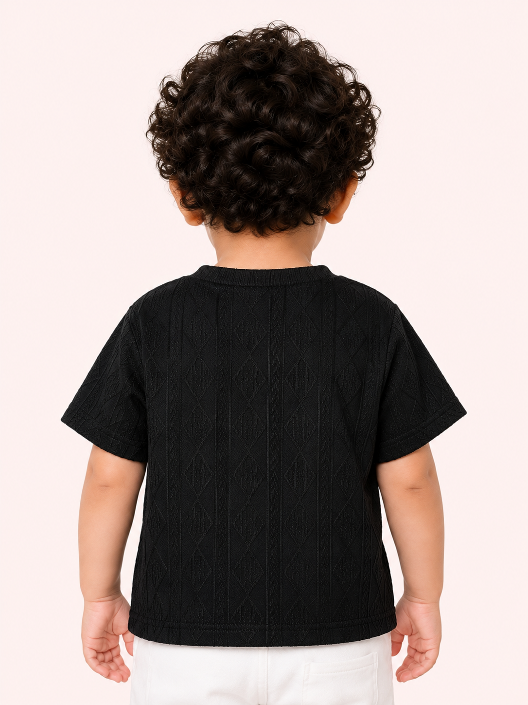 Boys Black Soft Cotton T-Shirt Casual Fashion Kids Wear BloomUp