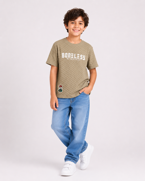 Fawn Premium Casual Boys  Soft Cotton T-Shirt BloomUp