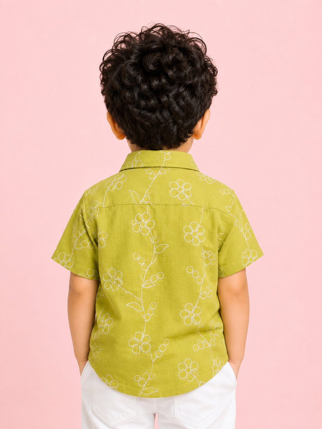Green Stylish Playwear Boys  Soft Cotton Kids Fashion Wear BloomUp