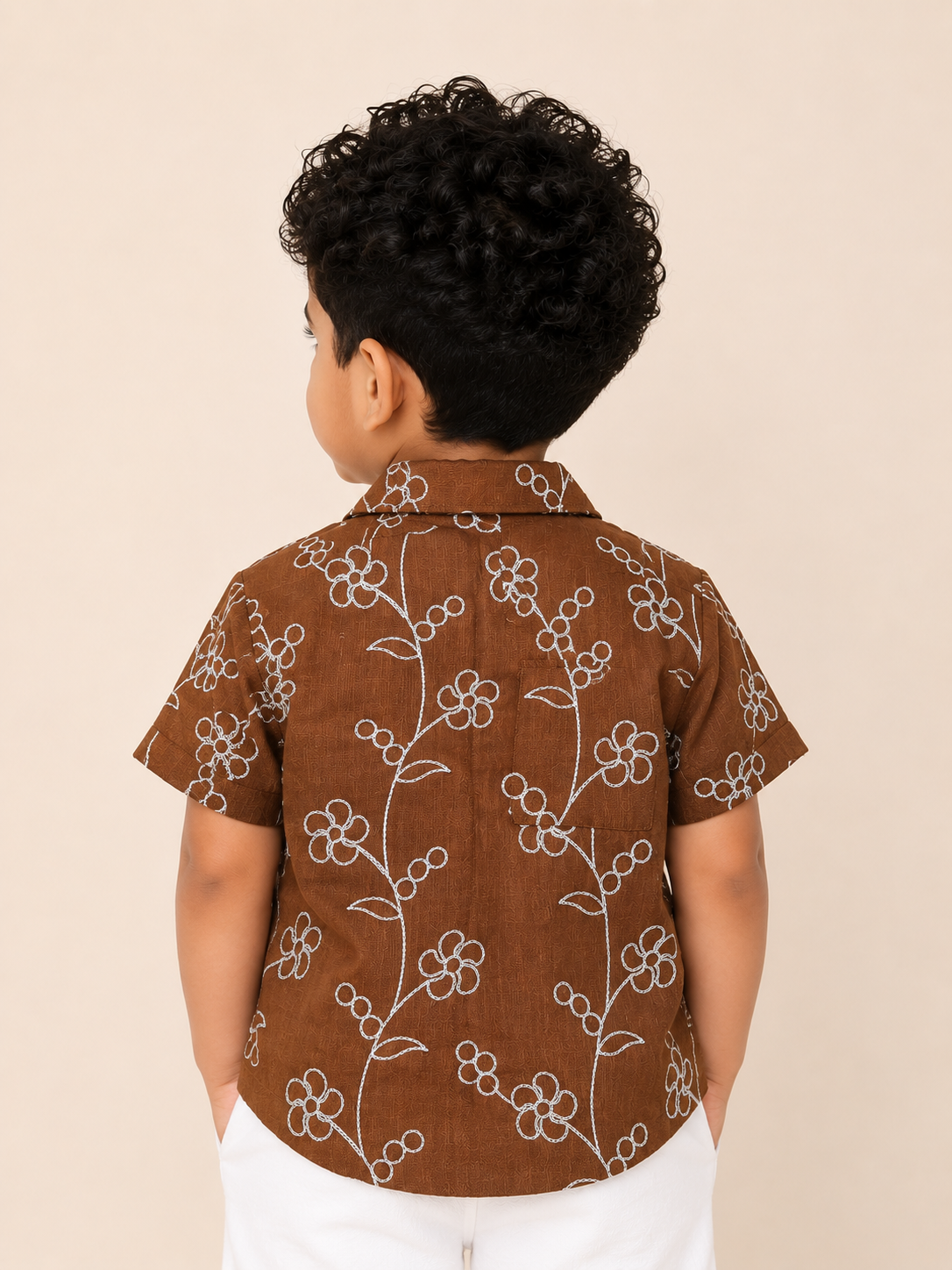 Rust Comfort Fit Boys  Soft Cotton Kids Fashion Wear BloomUp