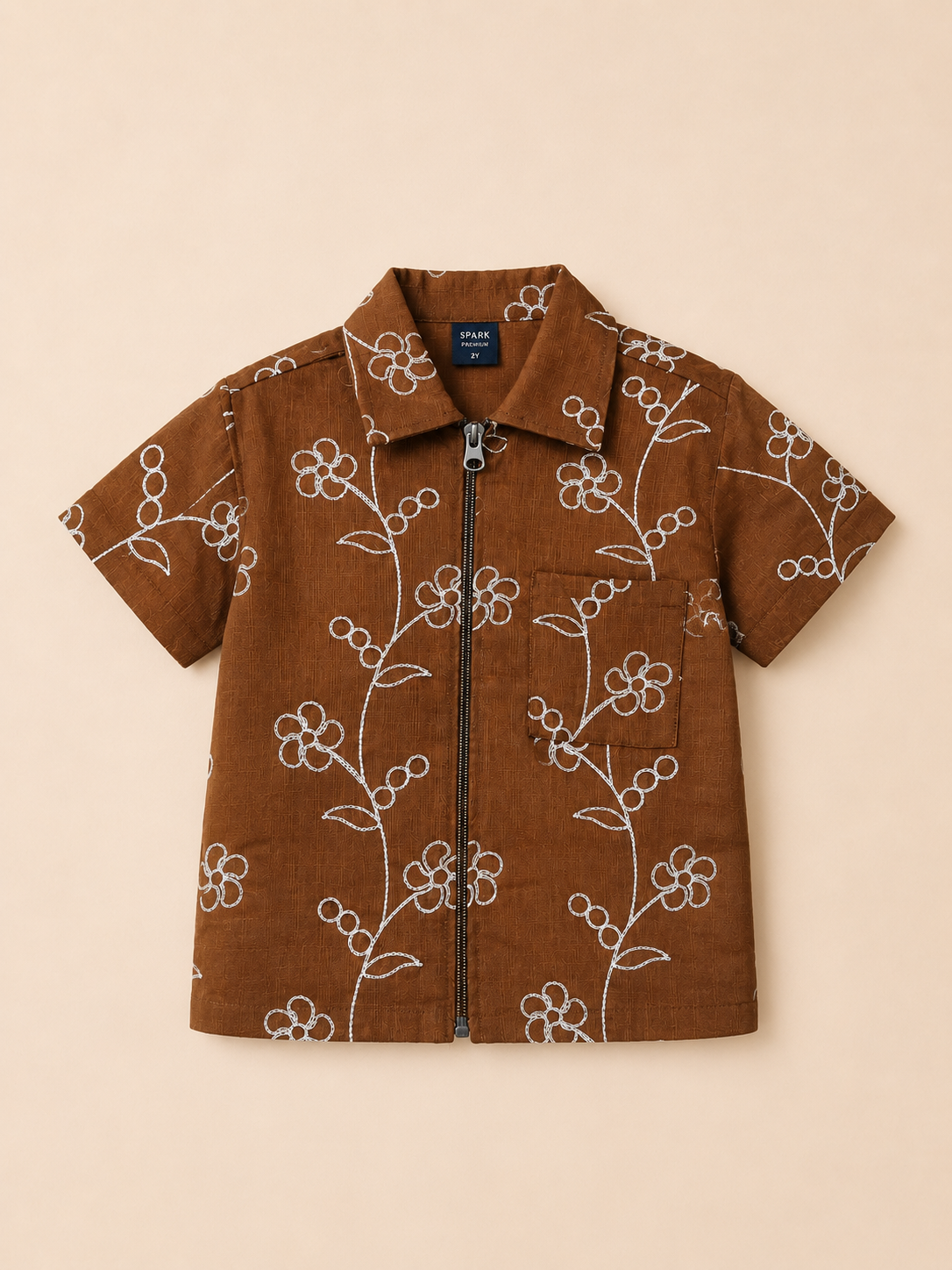 Rust Comfort Fit Boys  Soft Cotton Kids Fashion Wear BloomUp