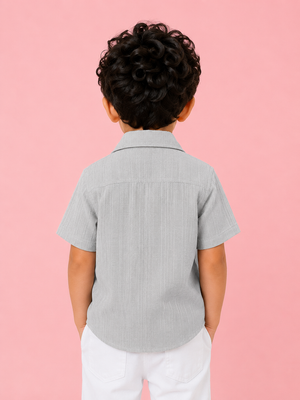 Boys Blue Soft Cotton Boys Shirt Casual Fashion Kids Wear BloomUp