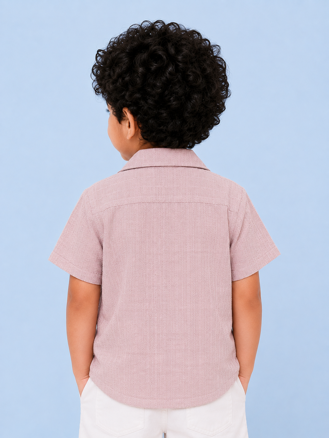 Peach Stylish Playwear Boys  Soft Cotton Kids Fashion Wear BloomUp