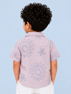 Peach Comfort Fit Boys  Soft Cotton Kids Fashion Wear BloomUp