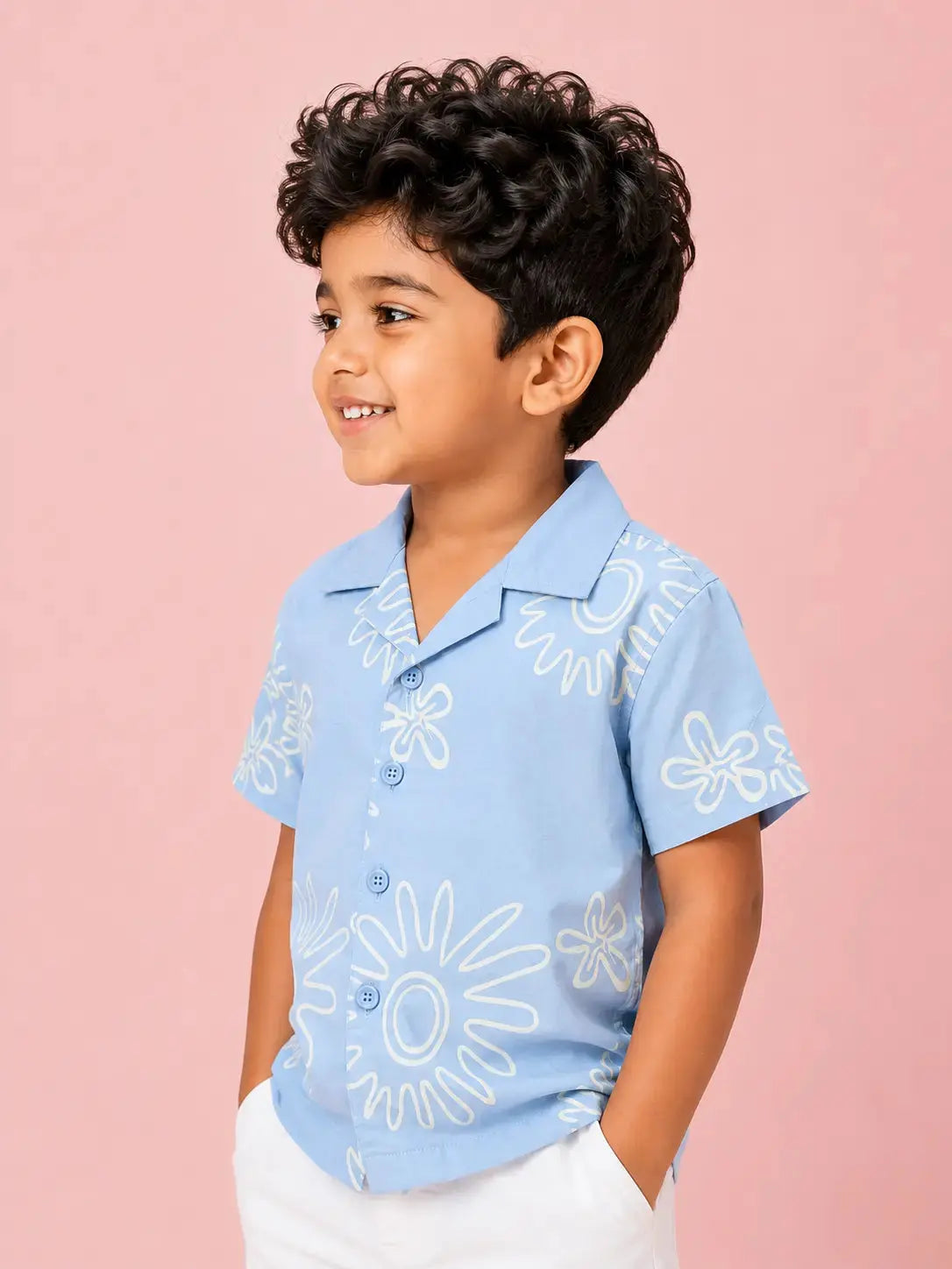 Surf Casual Summer Boys  Soft Cotton Kids Fashion Wear BloomUp
