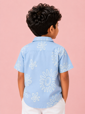 Surf Casual Summer Boys  Soft Cotton Kids Fashion Wear BloomUp