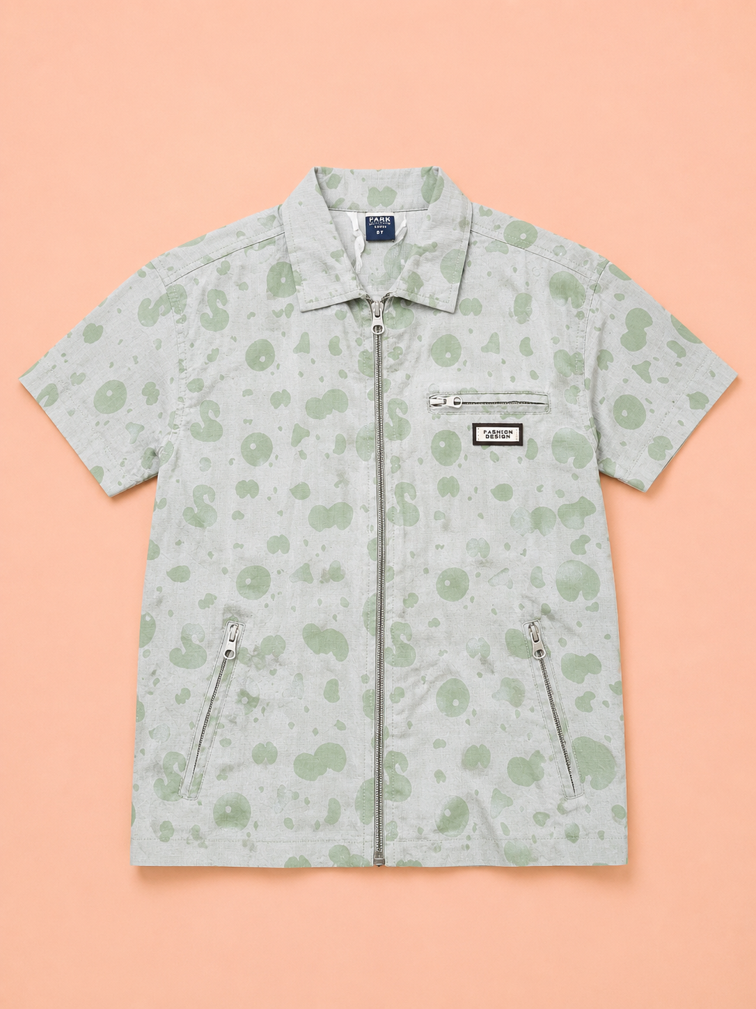 Boys Mint Printed Short Sleeved Soft Cotton Kids Fashion Wear BloomUp