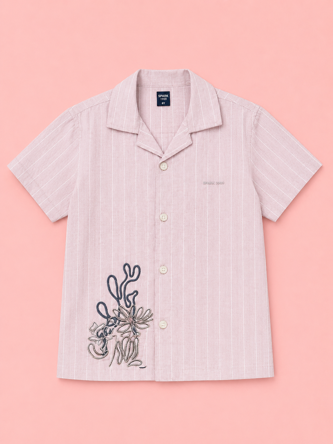 Peach Casual Summer Boys  Soft Cotton Kids Fashion Wear BloomUp