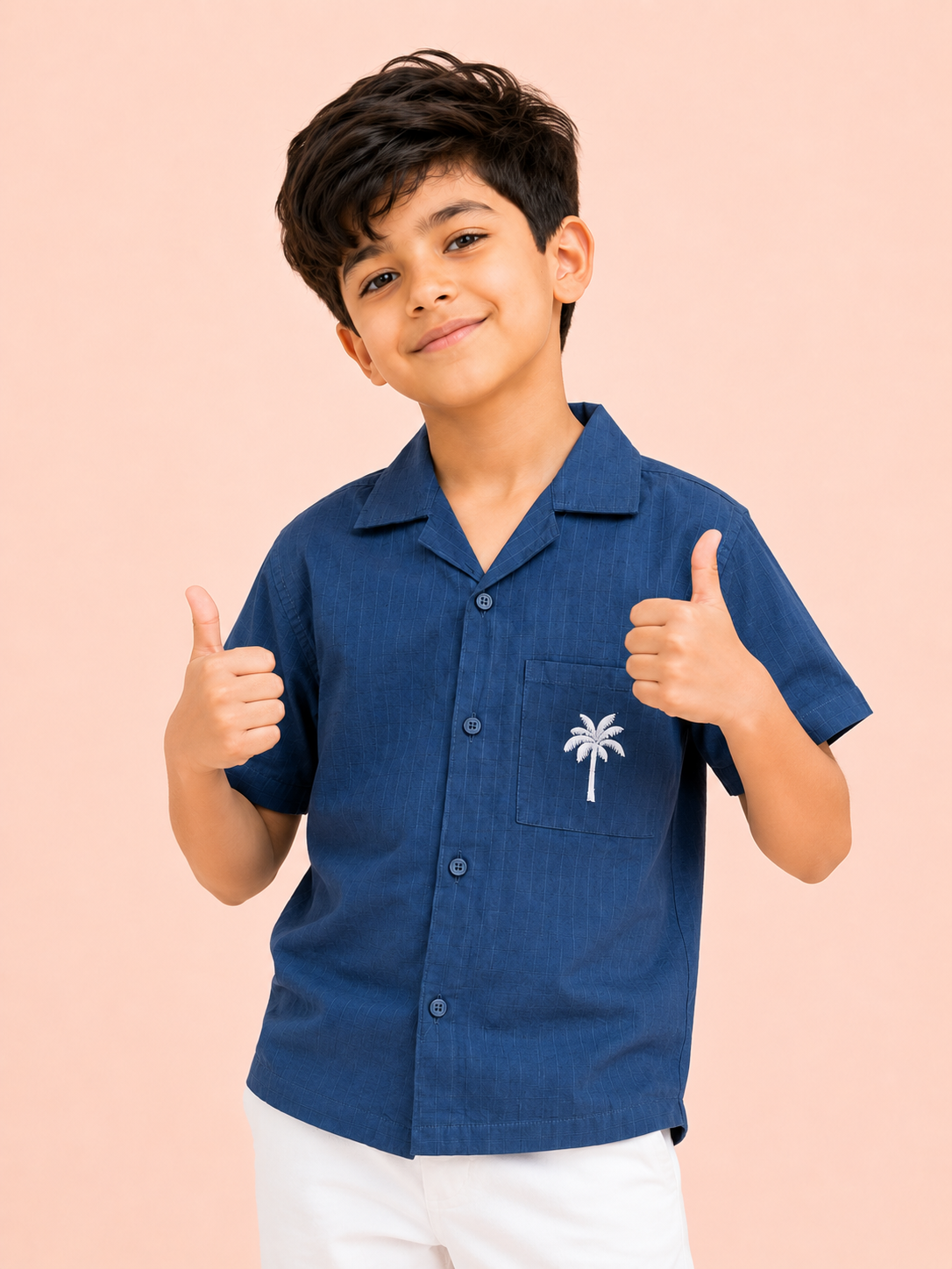 Blue Trendy Daily Wear Boys Soft Cotton Kids Fashion BloomUp