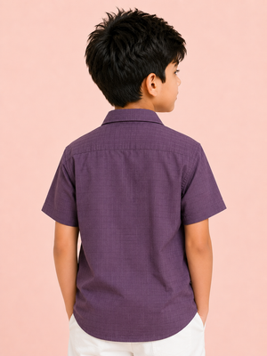 Wine Premium Casual Boys  Soft Cotton Kids Fashion Wear BloomUp