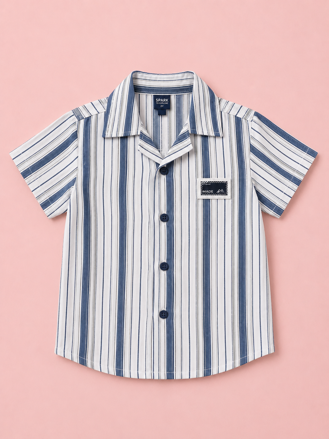 Blue Stylish Playwear Boys  Soft Cotton Kids Fashion Wear BloomUp