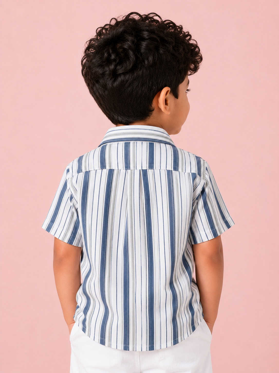 Blue Stylish Playwear Boys  Soft Cotton Kids Fashion Wear BloomUp