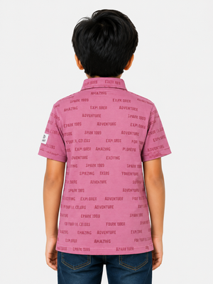 Lilac Casual Summer Boys  Soft Cotton T-Shirt BloomUp