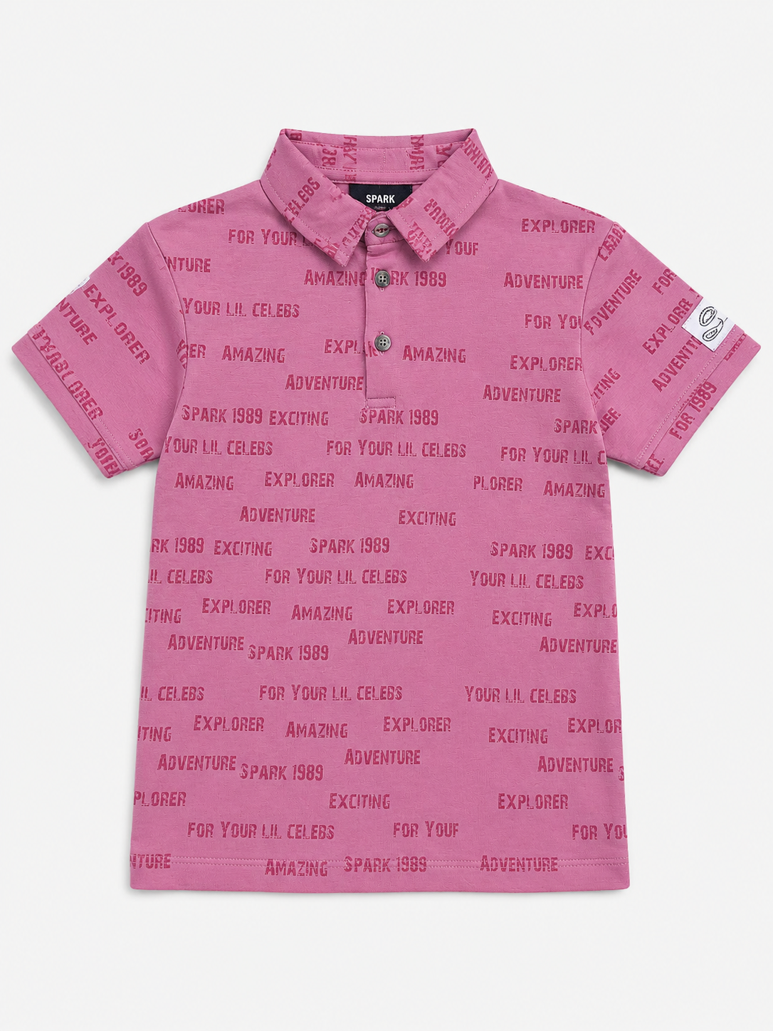 Lilac Casual Summer Boys  Soft Cotton T-Shirt BloomUp