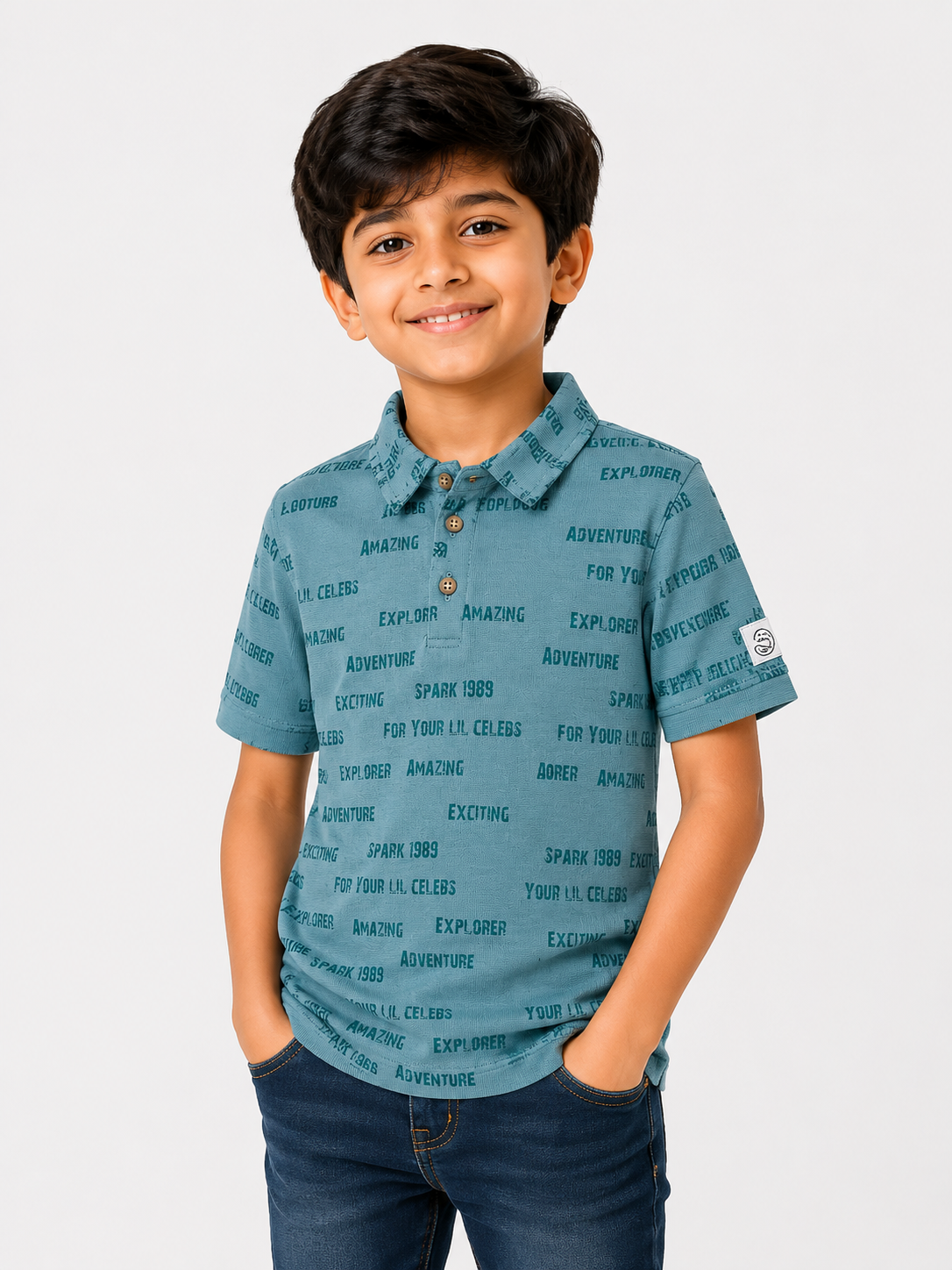 Green Premium Casual Boys  Soft Cotton T-Shirt BloomUp