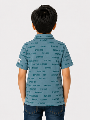 Green Premium Casual Boys  Soft Cotton T-Shirt BloomUp
