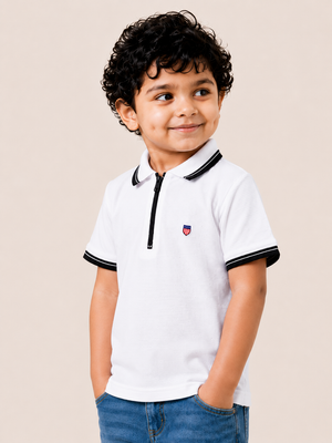 White Graphic T-Shirt for Older Boys & Kids (8–16 Years) BloomUp