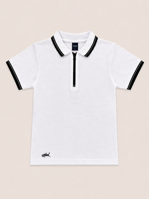 White Graphic T-Shirt for Older Boys & Kids (8–16 Years) BloomUp
