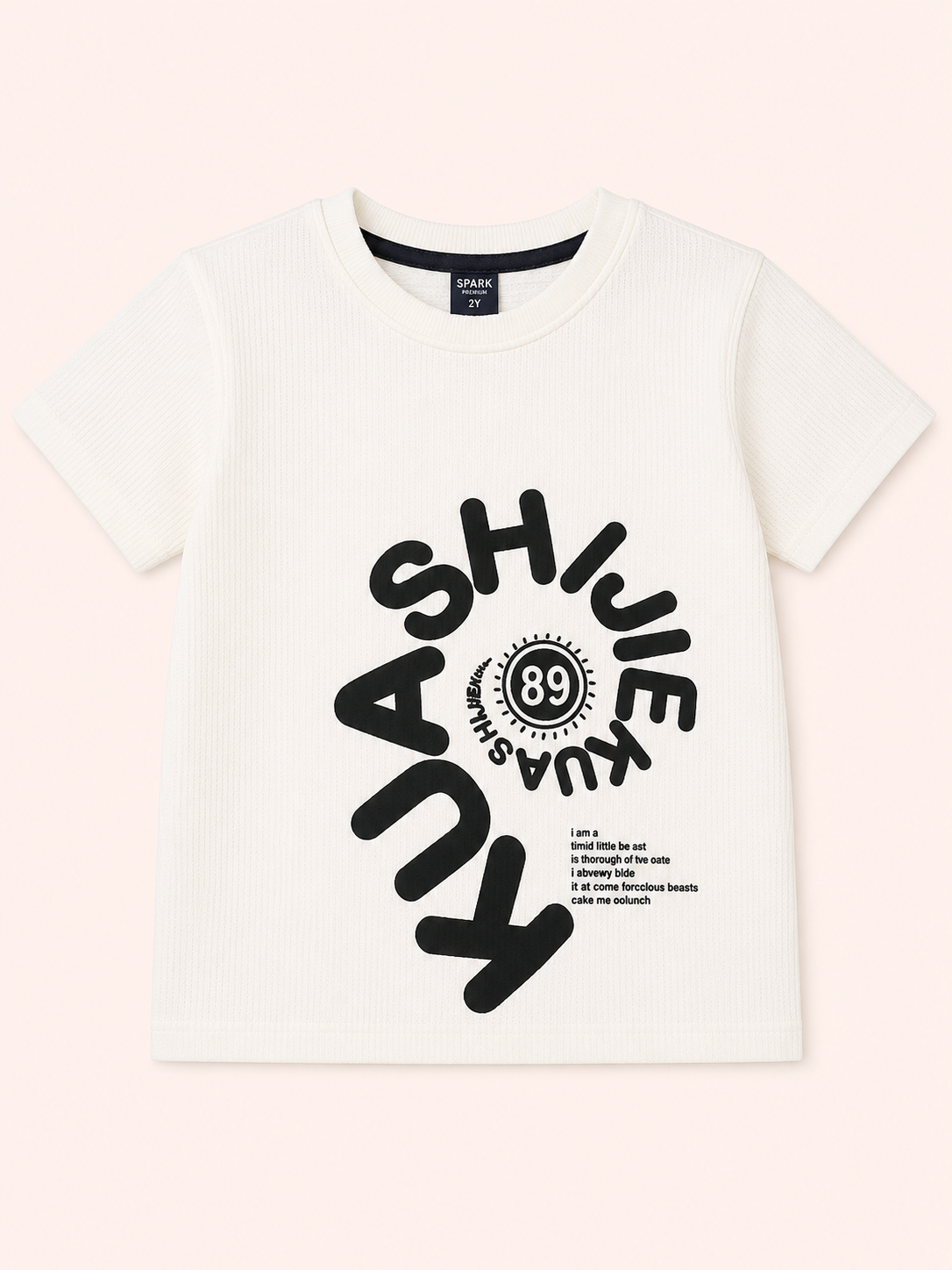 Boys White Soft Cotton T-Shirt Casual Fashion Kids Wear BloomUp