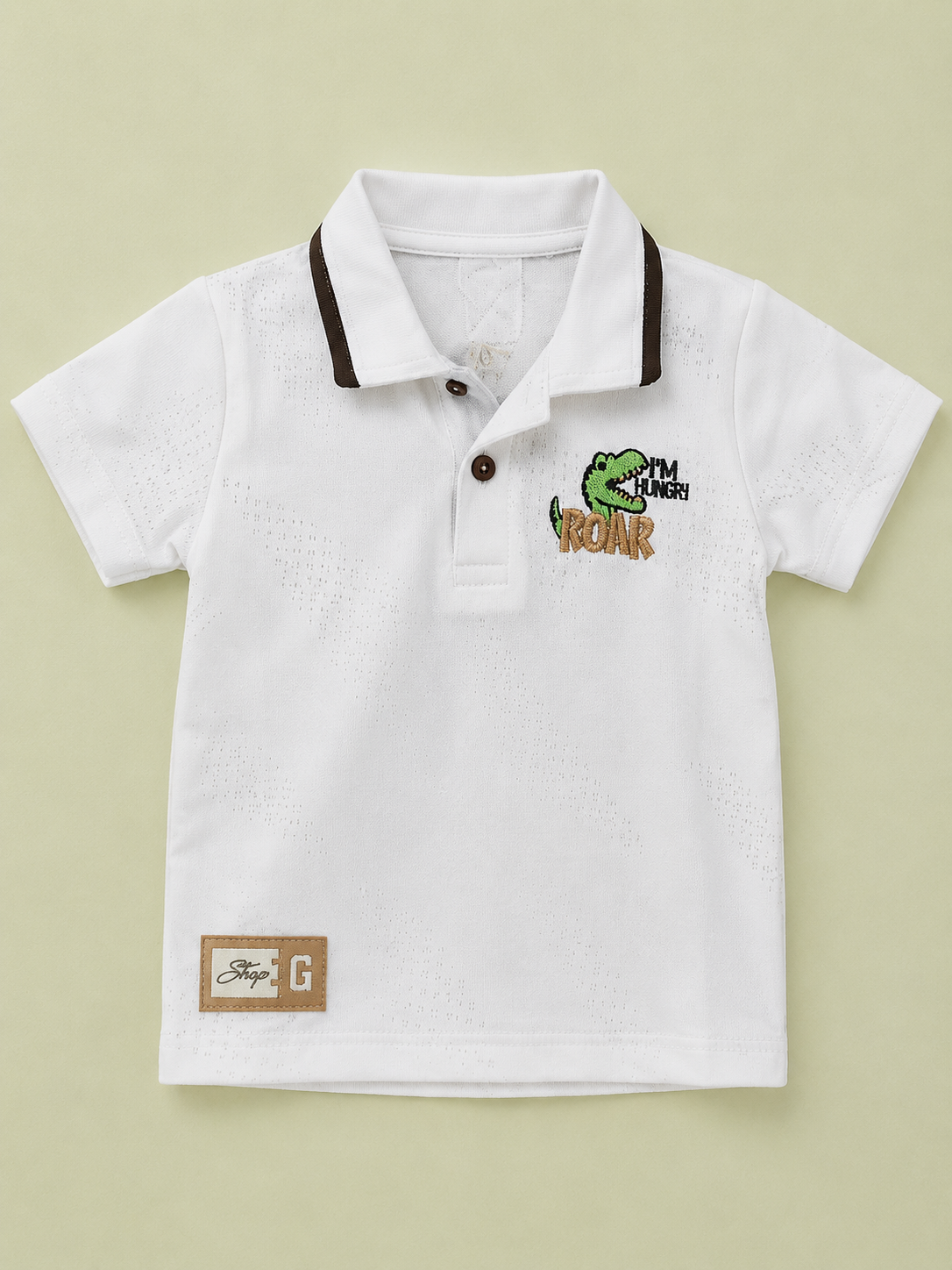 White Polo T-Shirt for Older Boys & Kids (8–16 Years) BloomUp