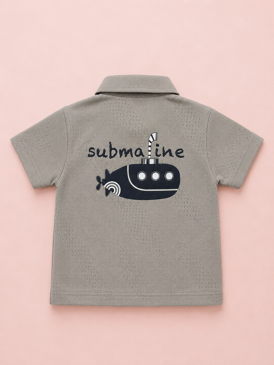 Boys Grey Soft Cotton T-Shirt Casual Fashion Kids Wear BloomUp