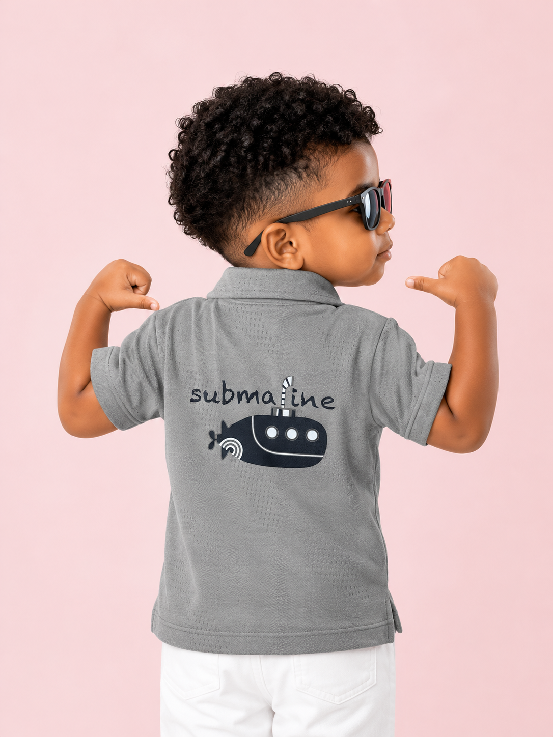 Boys Grey Soft Cotton T-Shirt Casual Fashion Kids Wear BloomUp